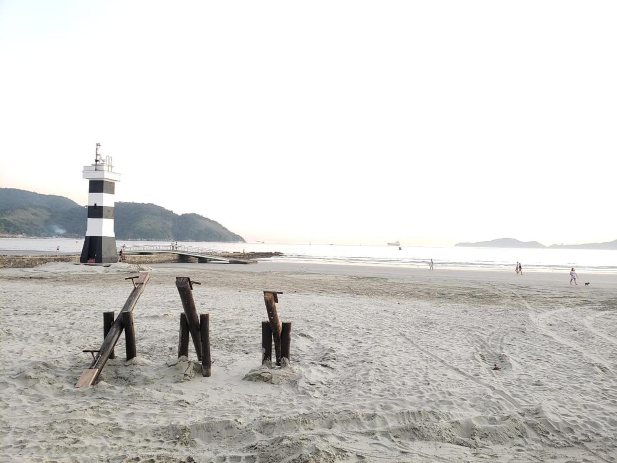 Apartamento PÉS NA AREIA Santos  Esterno foto